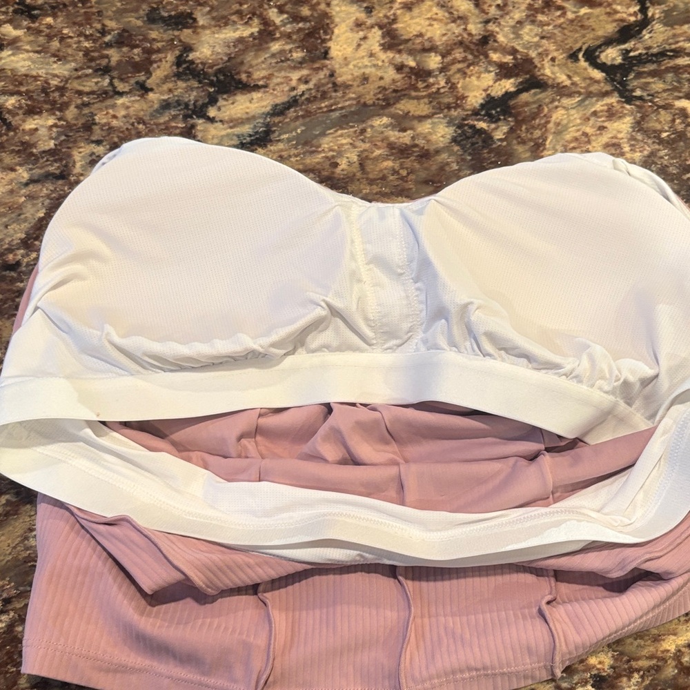 HALARA Pink Ribbed Tank Top - Picture 3 of 6
